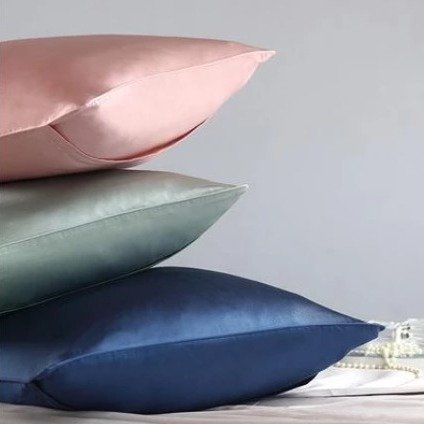 Silk Pillowcase - Size 19" x 29" - Multiple Colors