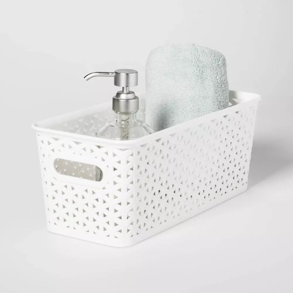 Y-Weave Half Medium Decorative Storage Basket - Brightroom™