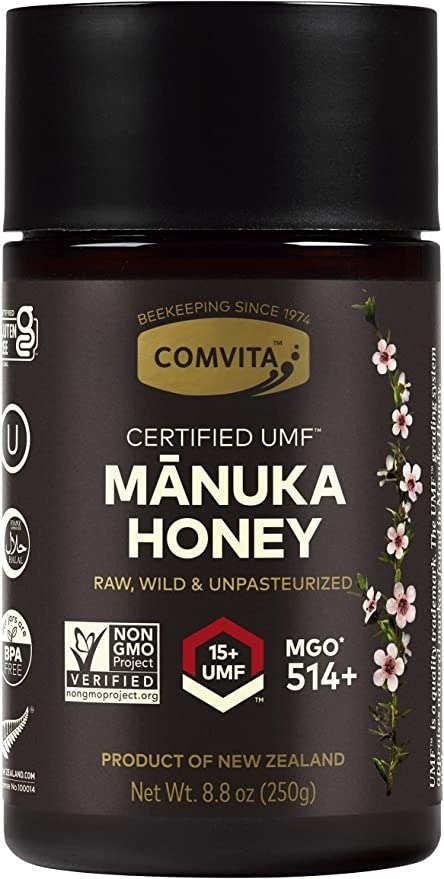 Certified UMF 15+ (MGO 514+) New Zealand's #1 Raw Manuka Honey, Superfood Premium Grade, Non-GMO, 8.8 Oz