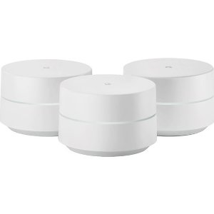 Google Wifi AC1200 Dual-Band Mesh Wi-Fi System (3-Pack)