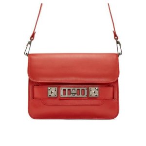 Proenza Schouler  SSENSE Exclusive Red PS11 Mini Classic Bag