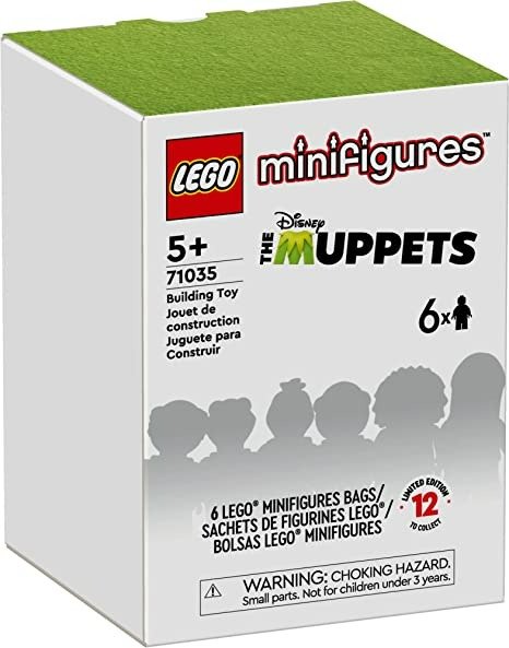 Minifigures The Muppets Limited Edition Collectible 71035 Toys for Role-Playing or a Figurine Collection; A Creative Addition to Any Set for Kids Ages 5 and up (Pack of 6)