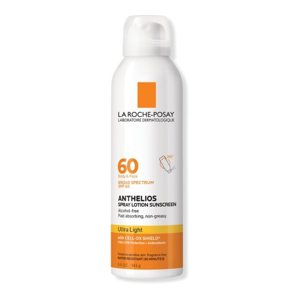 Anthelios Ultra Light Sunscreen Lotion Spray SPF 60 - La Roche-Posay | Ulta Beauty
