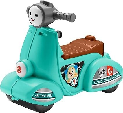 -Price Laugh & Learn Toddler Ride-On Toy, Smart Stages Cruise Along Scooter with Lights Music and Learning for Ages 1 Year and Up