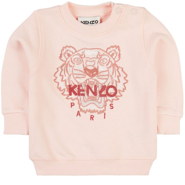 Kids Pink Tiger Sweatshirt | AlexandAlexa