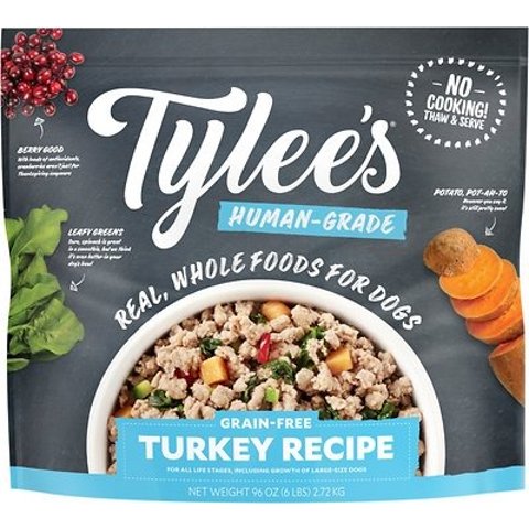 Tylee s人可食用级火鸡味鲜食狗粮 6lb