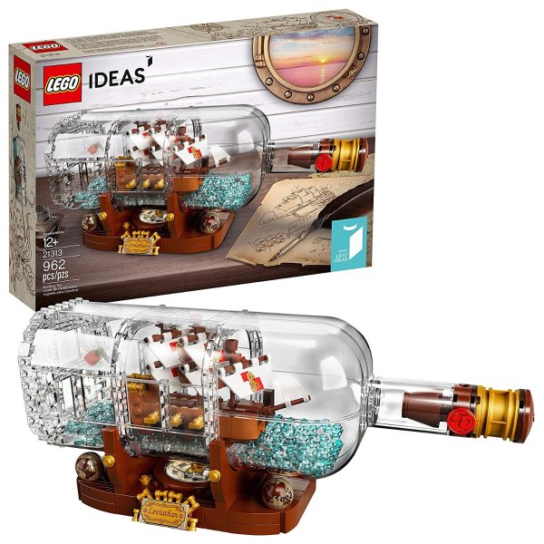 Ideas Ship in a Bottle 21313 Expert Building Kit