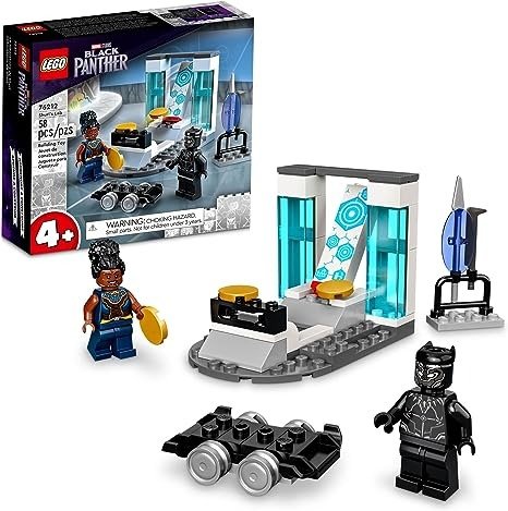 Marvel Black Panther Shuri's Lab 76212 Building Toy Set for Preschool Kids, Boys, and Girls Ages 4+ (58 Pieces)