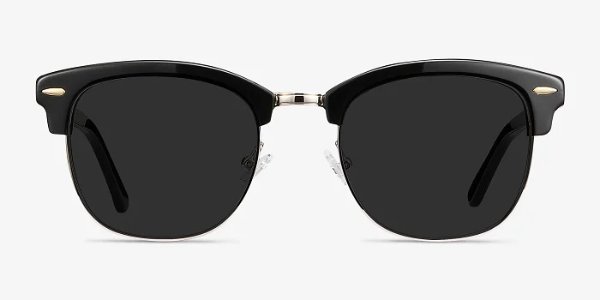 Strata | Black Acetate Sunglasses | EyeBuyDirect