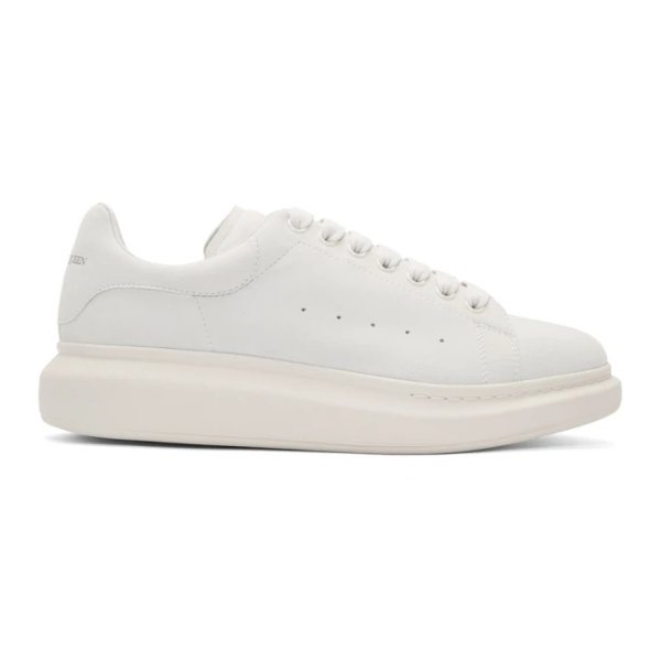 Alexander McQueen - Off-White Daim Velour Oversized Sneakers