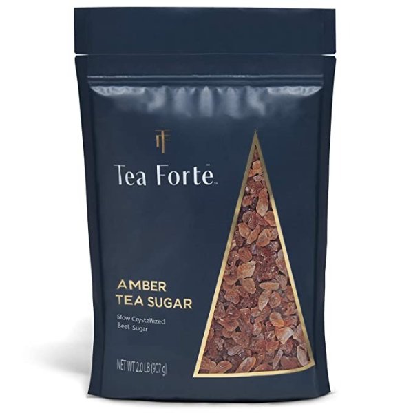Beet Sugar for Tea and Coffee, Amber Rock Sugar, 2 Pound Bag