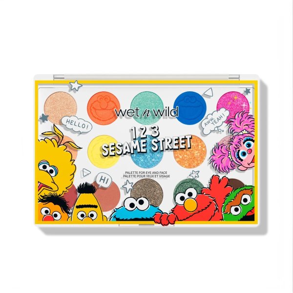 1 2 3 Sesame Street Eye & Face Palette