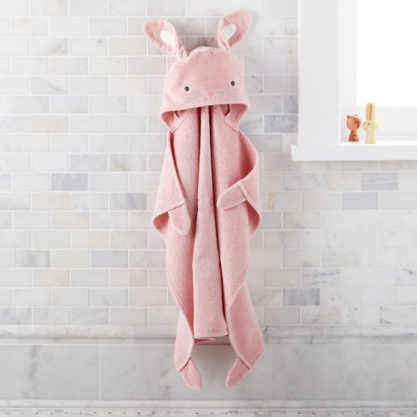 Bunny Hooded Baby Towel + Reviews | Crate & Kids