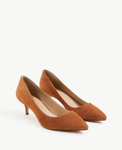 Reese Suede Pumps | Ann Taylor