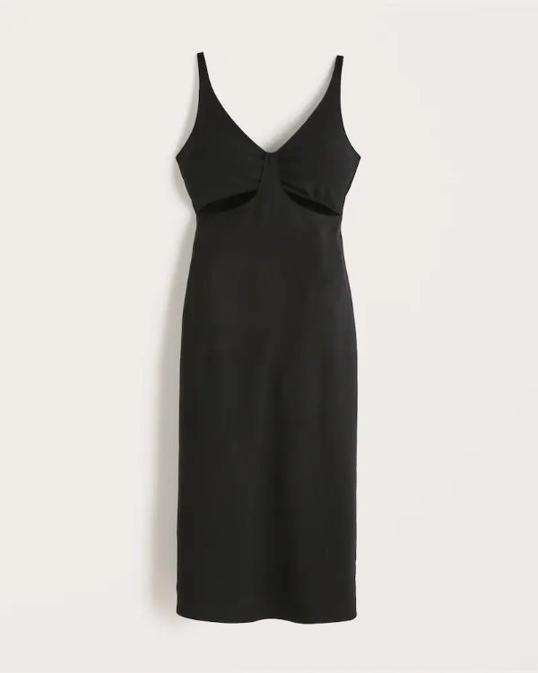 Women's Slim Cutout Midi Dress | Women's Clearance | Abercrombie.com