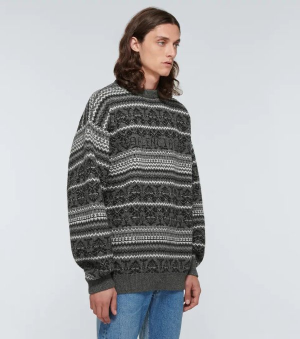 Fairisle crewneck sweater