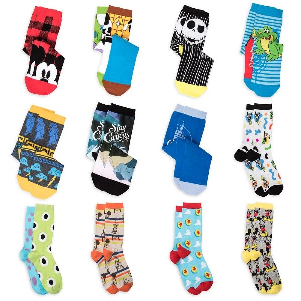 Disney and Pixar Holiday Advent Sock Set for Men | shopDisney