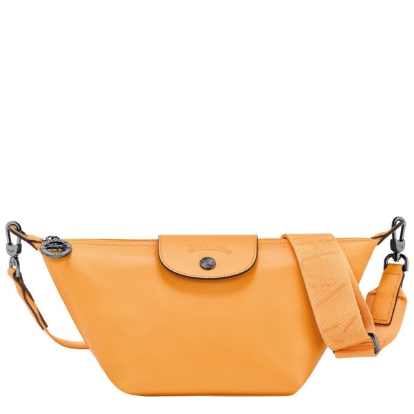 Le Pliage Xtra XS Crossbody bag Apricot - Leather