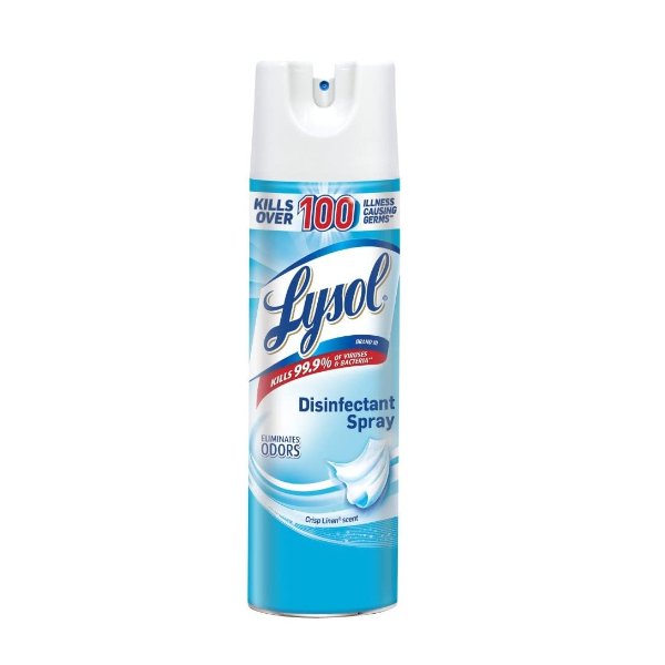 Lysol Disinfectant Spray, Crisp Linen, 228oz