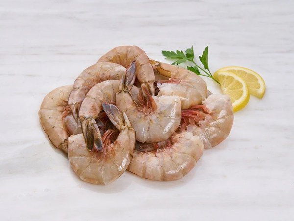 Wild Super Colossal Shell On Blue Mexican Shrimp, Frozen - 1lb