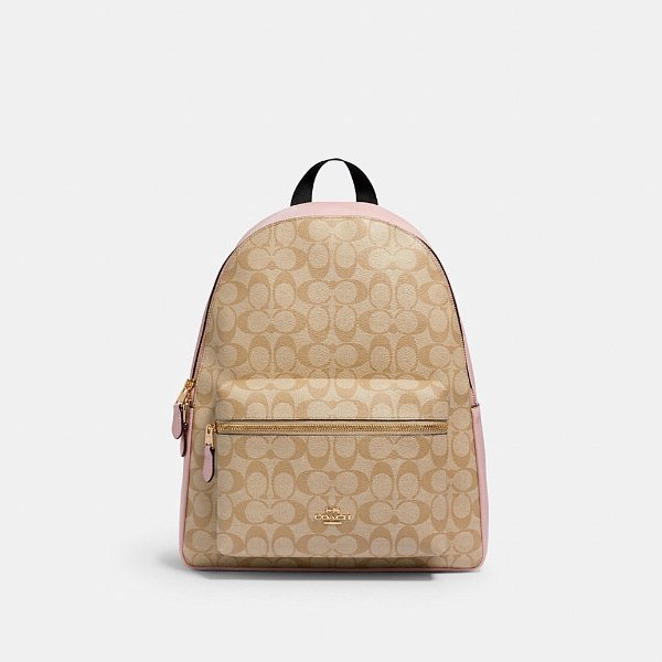 Charlie Backpack in Signature Canvas