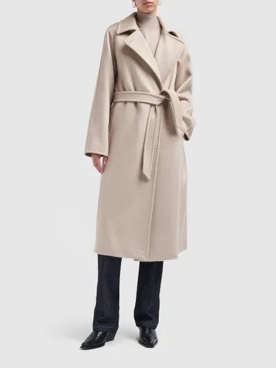 Manuela1 belted cashmere midi coat