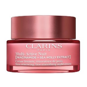 ClarinsNEW Multi-Active Renewing Night Moisturizer with Niacinamide | Smooth Fine Lines | Visibly Tighten Pores | Even Tone and Texture | Boost Glow | Strengthen Moisture Barrier | All Skin Types