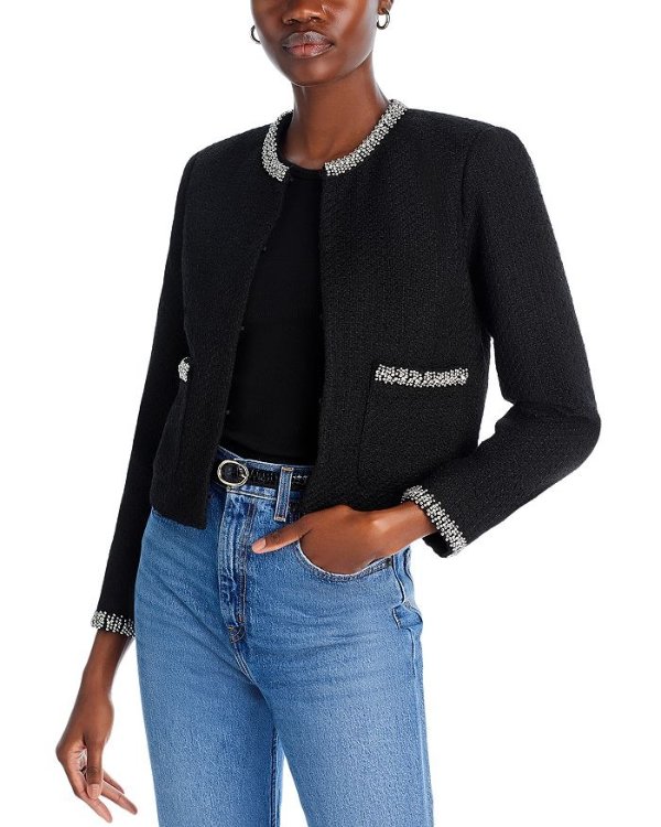 Embellished Tweed Jacket - 100% Exclusive