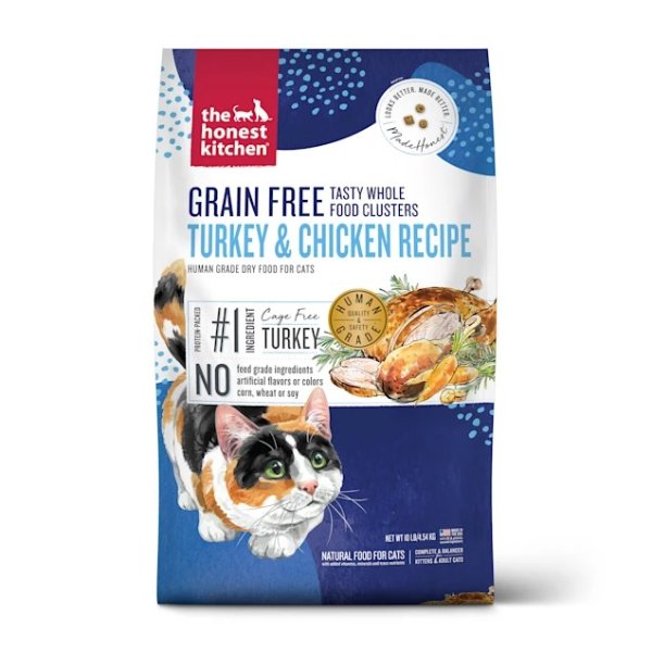 Whole Food Clusters Grain Free Turkey & Chicken Dry Cat Food, 10 lbs. | Petco