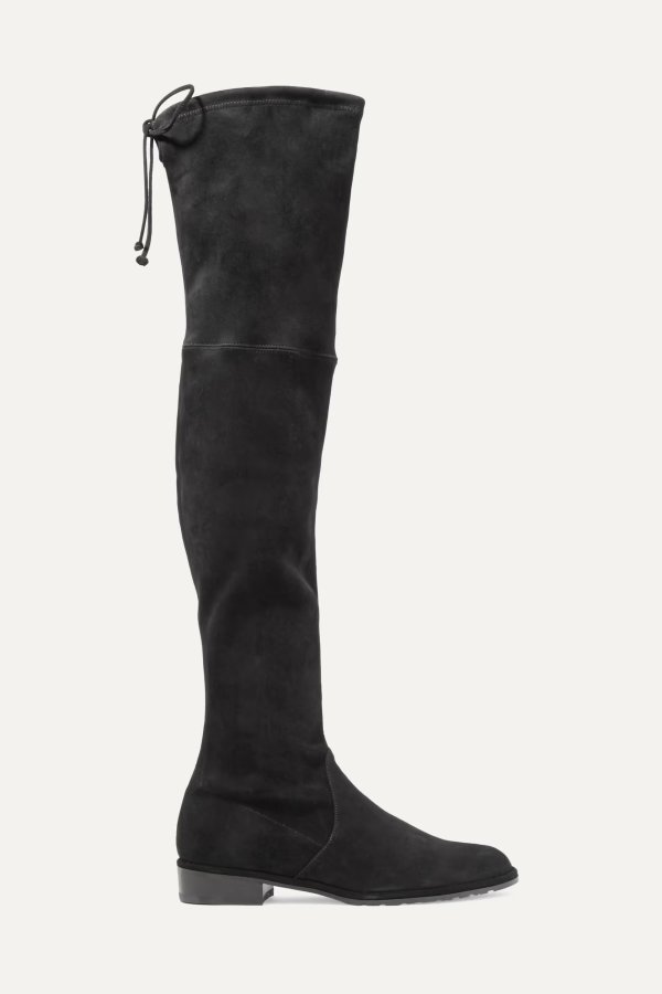 Lowland suede over-the-knee boots