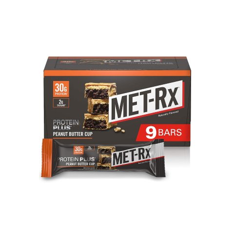 MET-Rx 花生酱口味蛋白棒 9条