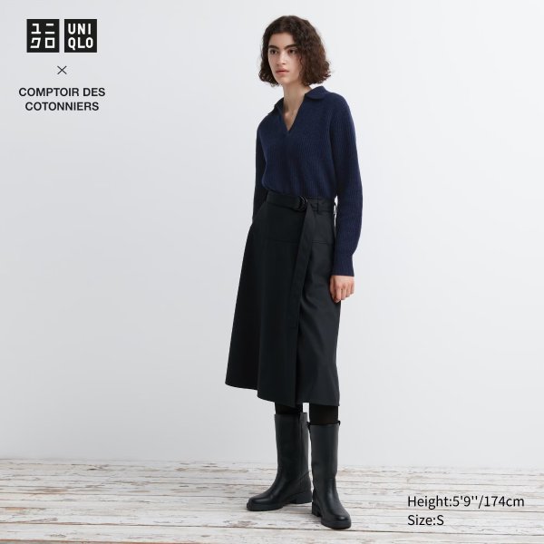 Belted Wrap Skirt | UNIQLO US