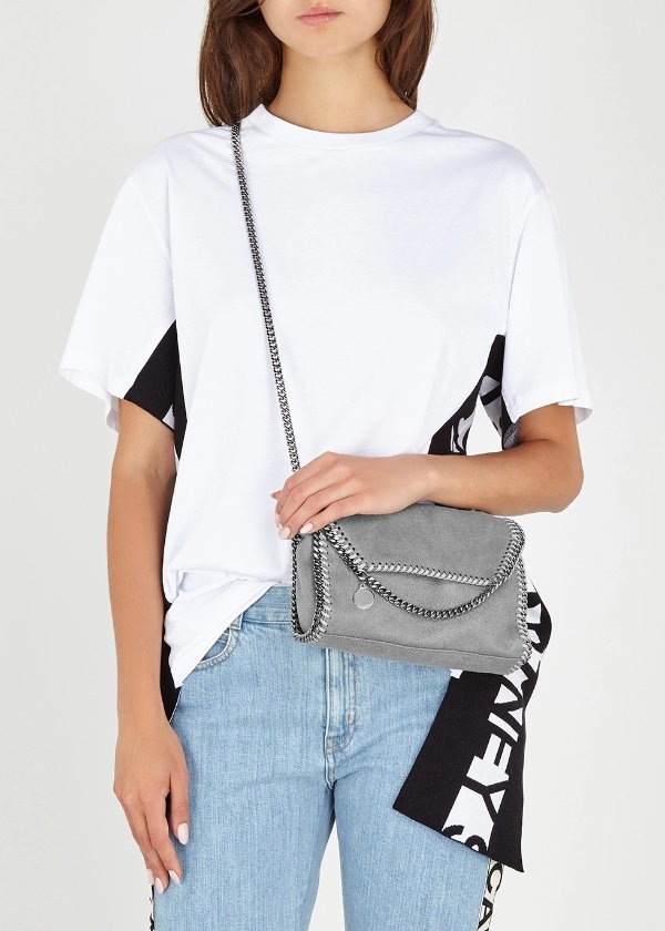 Falabella mini grey shoulder bag