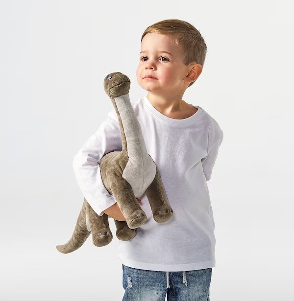 JATTELIK Soft toy, dinosaur, dinosaur/brontosaurus, 55 cm - IKEA