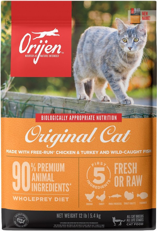Original Grain-Free Dry Cat Food, 4-lb bag - Chewy.com