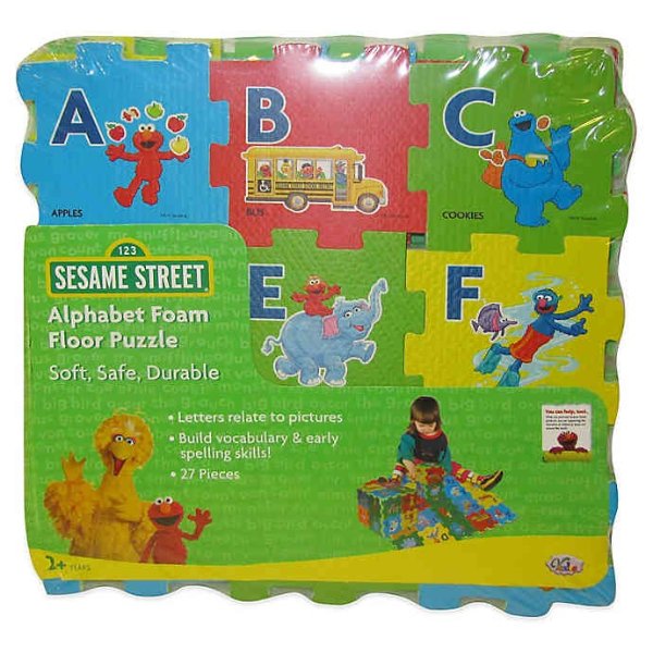 Sesame Street® 27-Piece Alphabet Foam Floor Puzzle