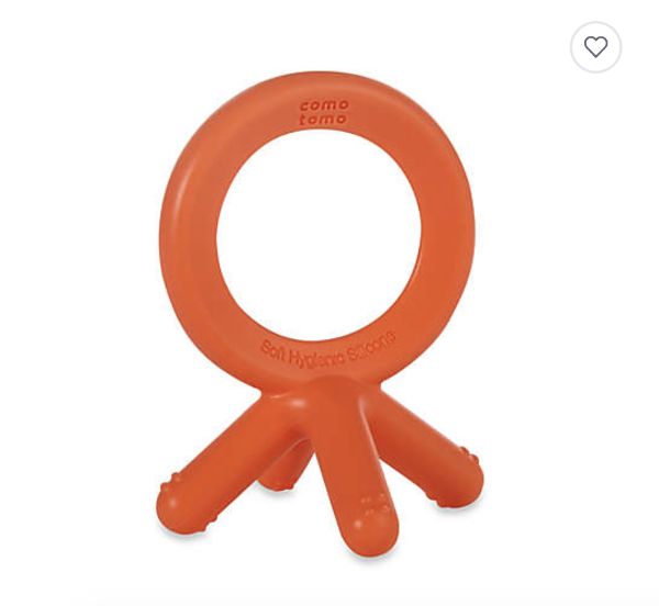 ® Silicone Baby Teether in Orange | buybuy BABY