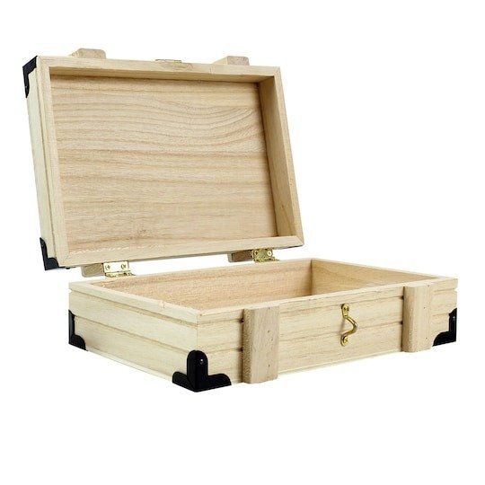 Ornate 木质盒子 7.87" x 5.91" x 2.76" 