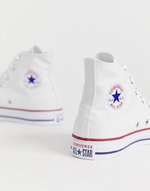 chuck taylor all star hi white sneakers | ASOS