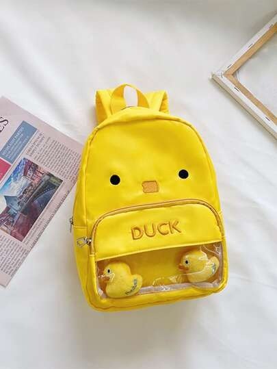 Kids Cartoon Duck Design Backpack