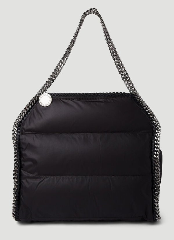 Falabella Quilted Tote Bag in Black