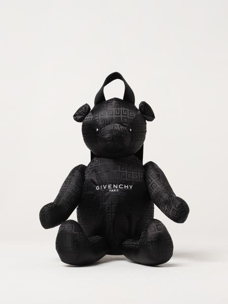 : Teddy backpack in nylon with jacquard monogram - Black |duffel bag H10073 online at GIGLIO.COM