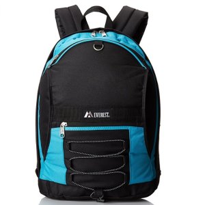 Everest Luggage Two Tone Backpack with Mesh Pockets