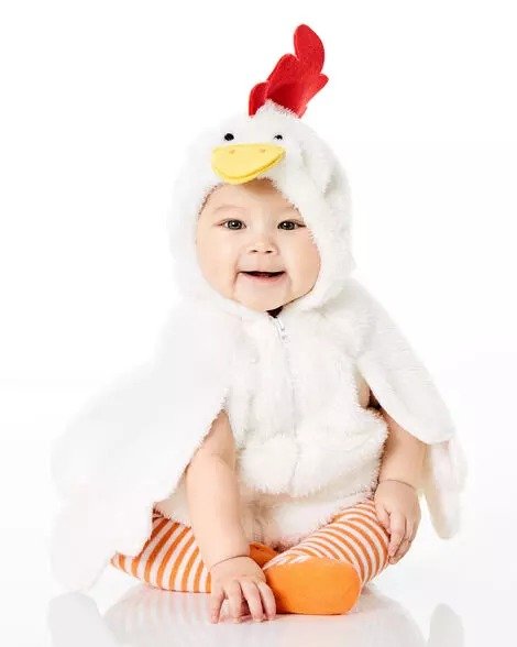 婴儿小鸡装扮服