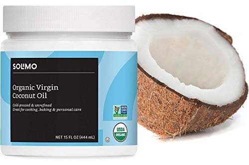 Amazon Brand - Solimo Organic Virgin Coconut Oil, Unrefined, 15 ounce