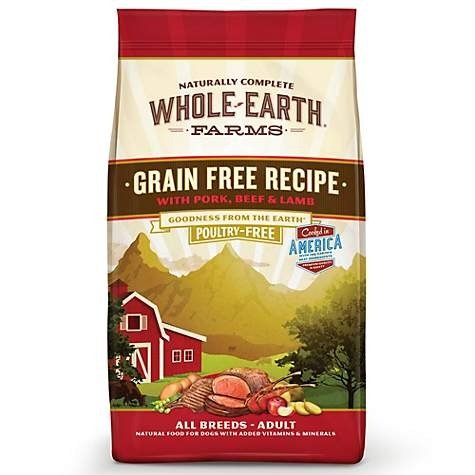 Grain Free Recipe with Pork, Beef & Lamb Dry Dog Food, 25 lbs. | Petco