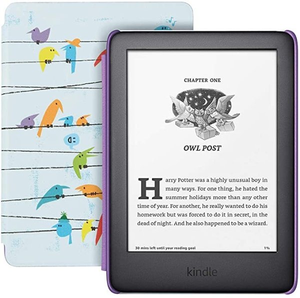 Kids Edition - Includes access to thousands of books - Rainbow Birds Cover