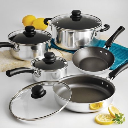 Tramontina Simple Cooking Non-Stick Cookware Set, 9 Piece