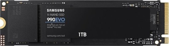- 990 EVO SSD 1TB Internal SSD PCIe Gen 4x4 | Gen 5x2 M.2 2280, Speeds Up to 5,000MB/s