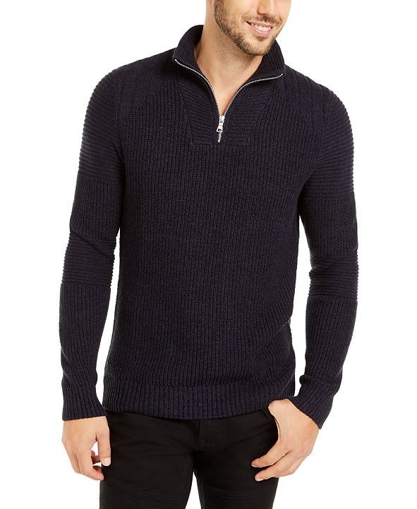 INC Men's Quarter-Zip Sweater, Created for Macy's